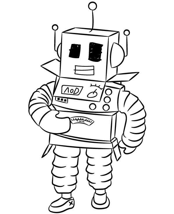 roblox kolorowanka Mr. Robot