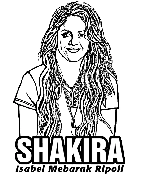 https://kolorowanki.site/wp content/uploads/2025/04/shakira kolorowanka