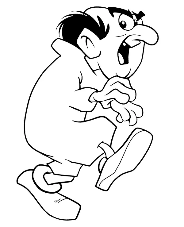 https://kolorowanki.site/wp content/uploads/2025/04/smerfy kolorowanki gargamel