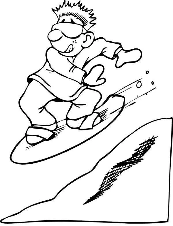 https://kolorowanki.site/wp content/uploads/2025/04/snowboard kolorowanka