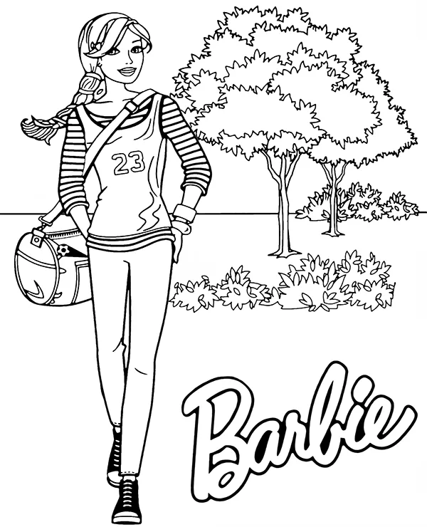 https://kolorowanki.site/wp content/uploads/2025/04/sportowa barbie kolorowanka