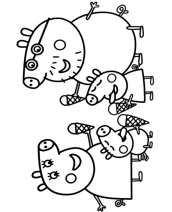 https://kolorowanki.site/wp content/uploads/2025/04/swinka peppa cala rodzina kolorowanki do wydruku