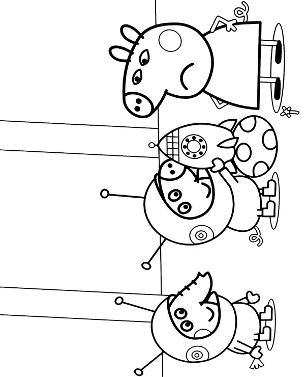 https://kolorowanki.site/wp content/uploads/2025/04/swinka peppa kosmici kolorowanka do wydruku