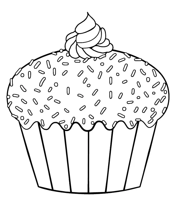 https://kolorowanki.site/wp content/uploads/2025/04/tlusty czwartek kolorowanka jedzenie muffinka