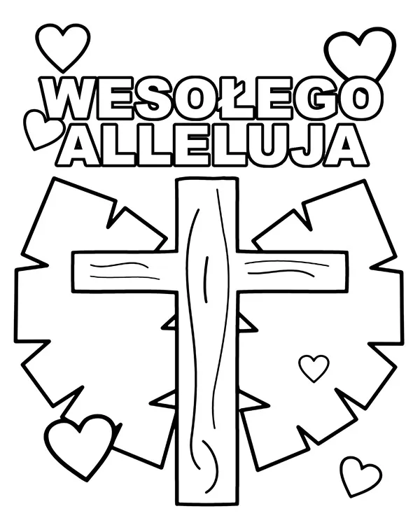 https://kolorowanki.site/wp content/uploads/2025/04/wesolego alleluja kartka kolorowanka