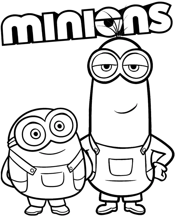 https://kolorowanki.site/wp content/uploads/2025/04/zabawna kolorowanka dwa minionki