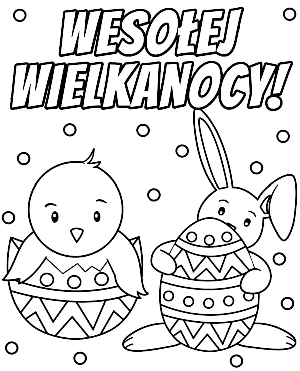 https://kolorowanki.site/wp content/uploads/2025/04/zajaczek i kurczaczek kolorowanka wielknocna
