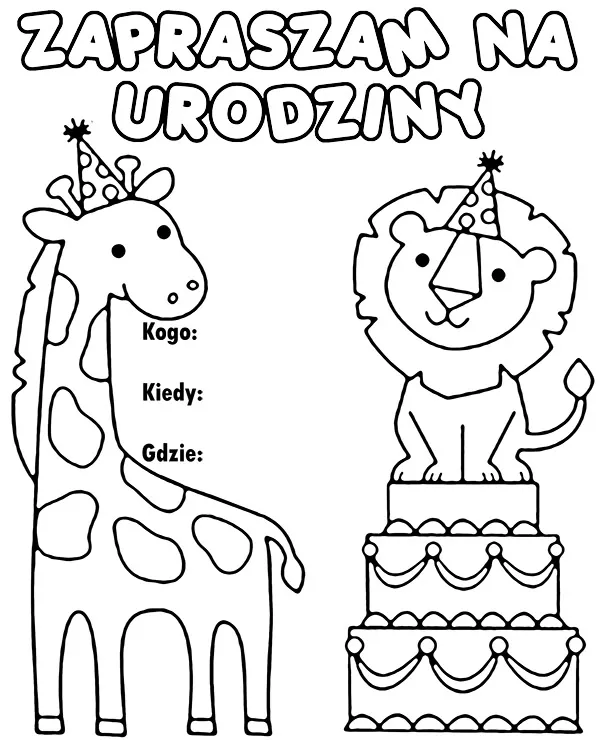 https://kolorowanki.site/wp content/uploads/2025/04/zaproszenie urodzinowe do pokolorowania