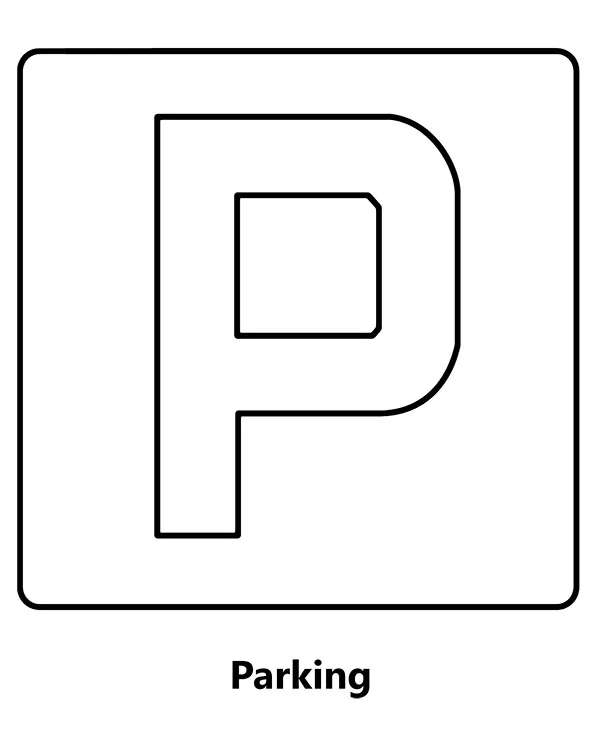 https://kolorowanki.site/wp content/uploads/2025/04/znak drogowy kolorowanka parking