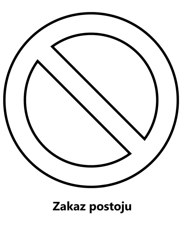 https://kolorowanki.site/wp content/uploads/2025/04/znak drogowy kolorowanka zakaz postoju