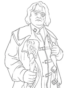 Alastor Moody Mad Eye kolorowanka