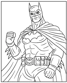 Batman kolorowanka do druku piesc mini