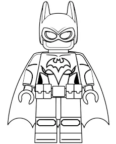 batman lego batgirl kolorowanka