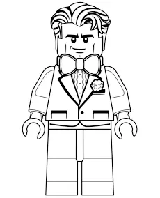 batman lego bruce wayne kolorowanka mobile