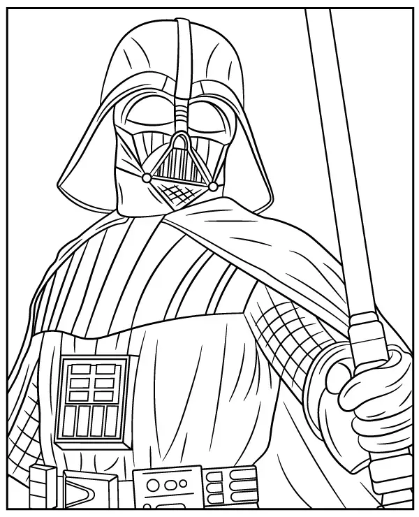 Darth Vader kolorowanki star wars