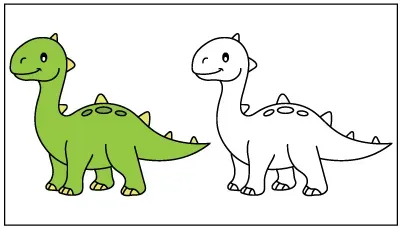 jak narysowac dinozaura rysunek poradnik baner