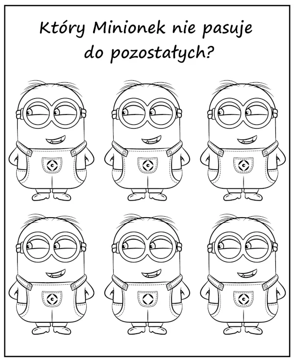 ktory minionek nie pasuje do pozostalych