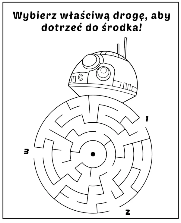 labirynt bb8 zagadki star wars