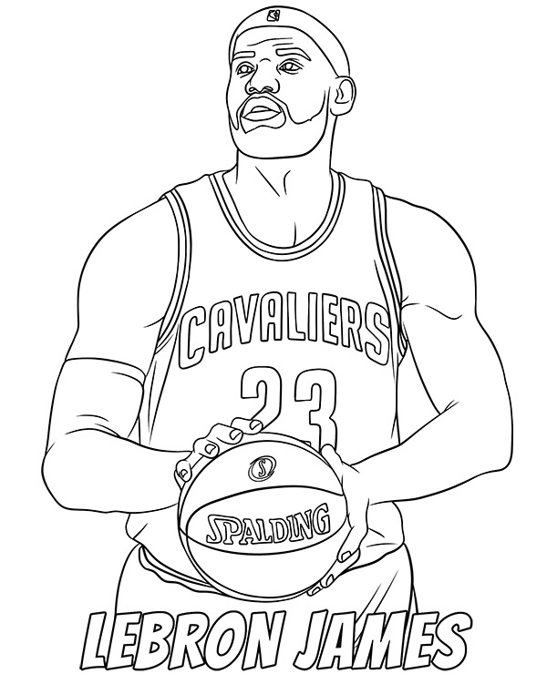 LeBron james kolorowanka