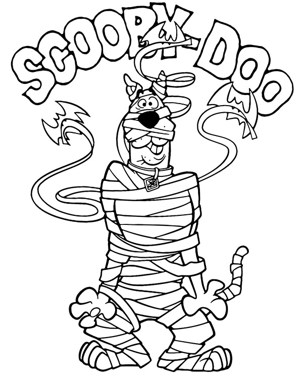 https://kolorowanki.site/wp content/uploads/2025/04/Scooby doo mumia kolorowanka