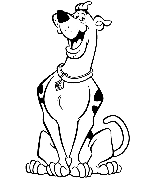 https://kolorowanki.site/wp content/uploads/2025/04/Scooby pies kolorowanka