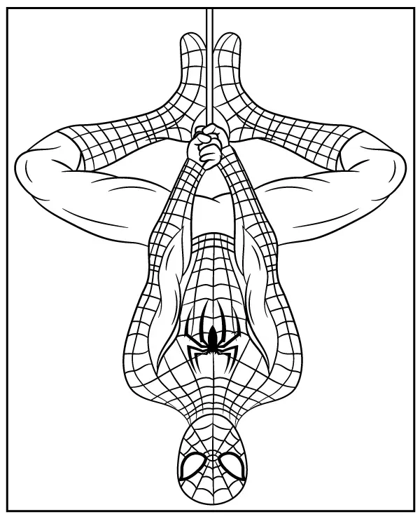https://kolorowanki.site/wp content/uploads/2025/04/Spider Man kolorowanka Marvel Avengers