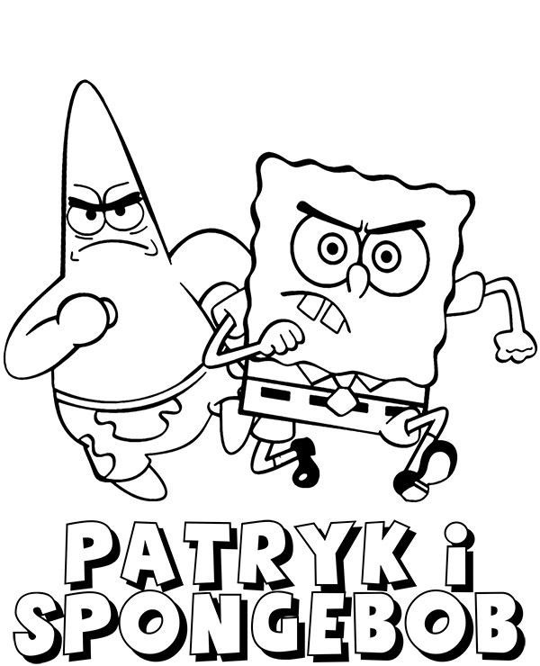 https://kolorowanki.site/wp content/uploads/2025/04/Spongebob i patryk kolorowanka