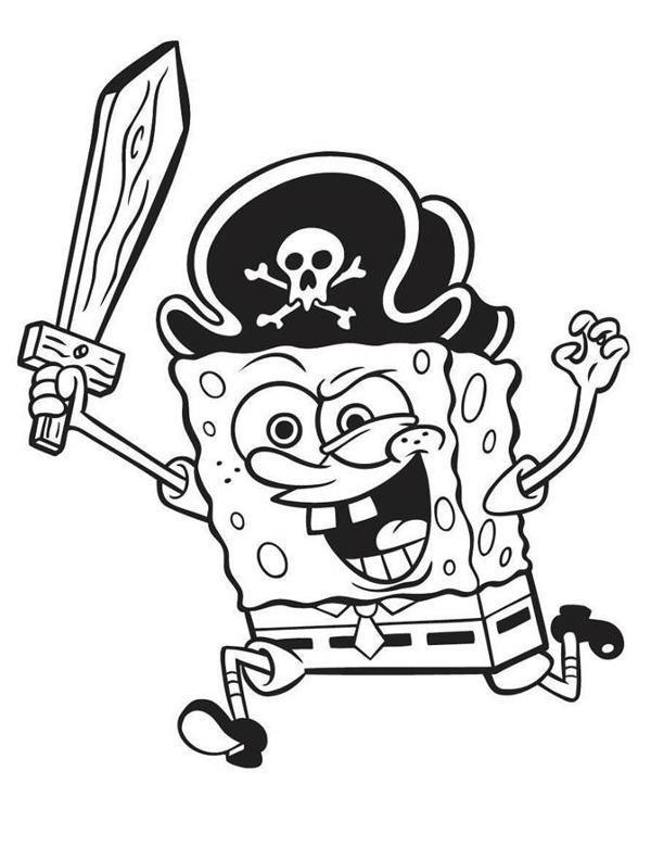 https://kolorowanki.site/wp content/uploads/2025/04/SpongeBob kolorowanka 11